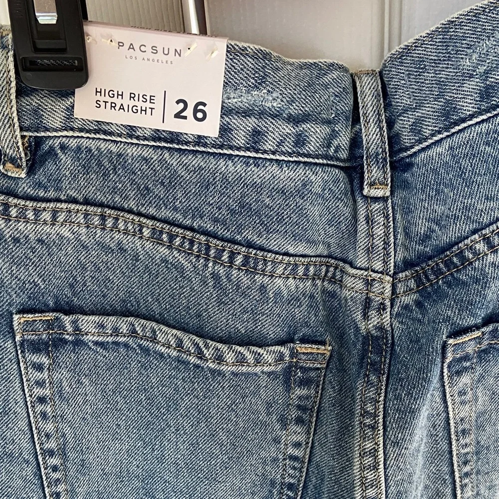 PacSun High Rise Straight Jeans - Picture 3 of 5